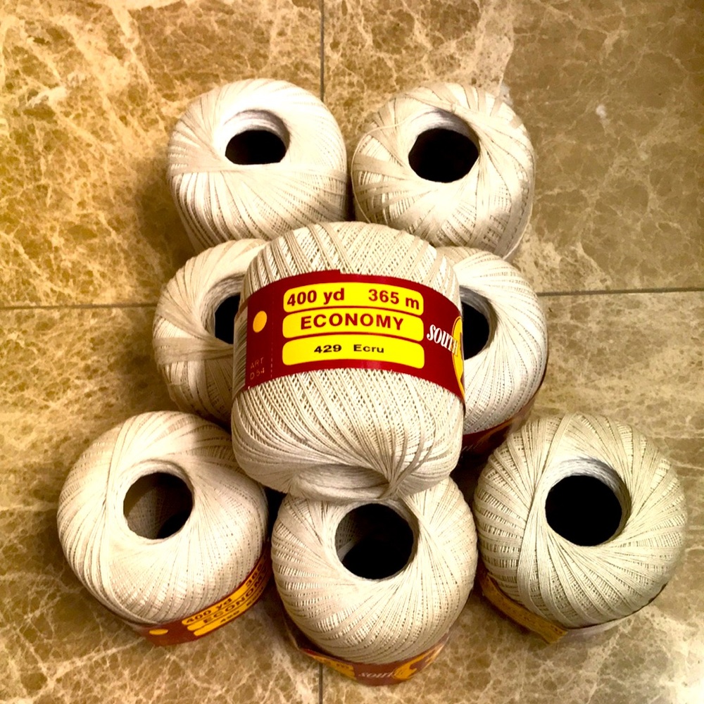 South Maid 100% Mercerized Cotton Crochet Thread